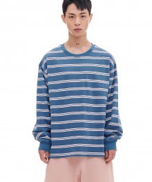 STRIPE LONG SLEEVE (BLUE)