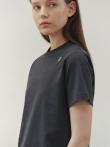 Cotton chain tee (charcoal)