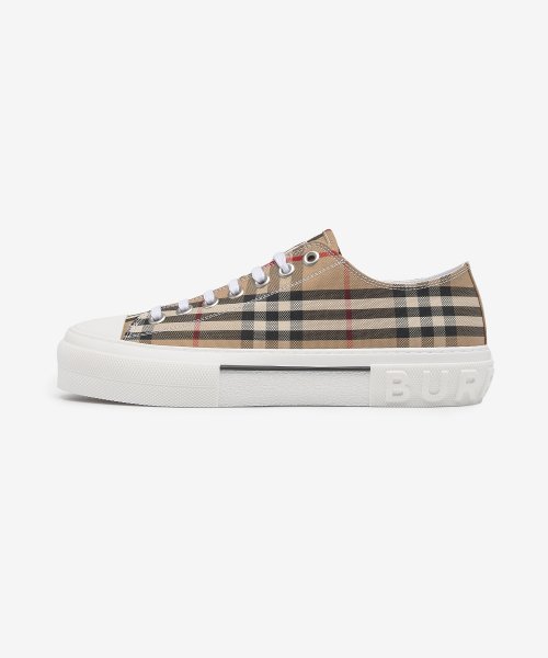 Burberry vintage check hot sale cotton sneakers mens