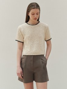 Modern half pants (brown)