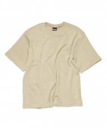Four Seson Knit T-shirt_Beige