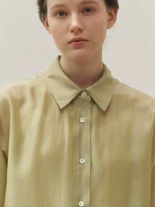 Leeway silk shirt (olive)