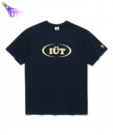 오발 로고 티셔츠 네이비(IK2CMMT504A)