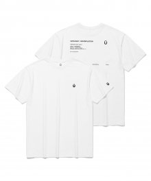 U로고 티셔츠 화이트(IK2CMMT503A)