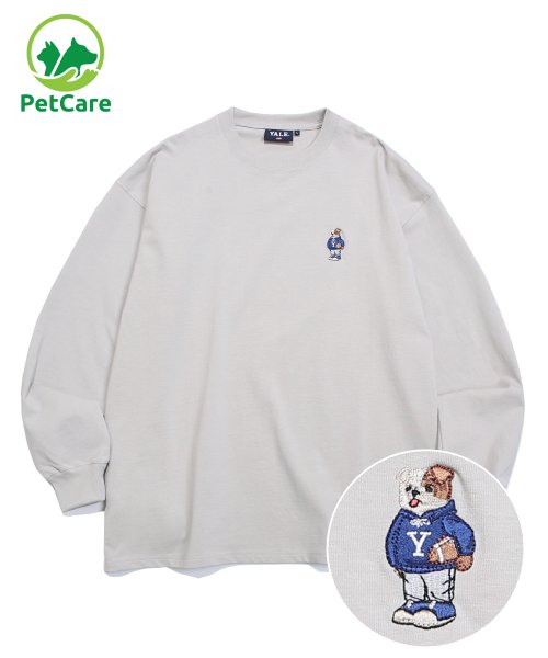 예일(YALE) EMBROIDERY UNIVERSITY DAN LS GREIGE - 사이즈 & 후기 | 무신사