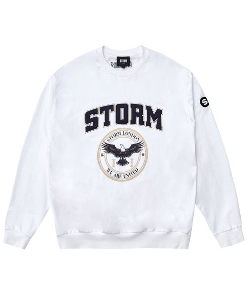 스톰런던(STORM LONDON) 이글 스웻 셔츠 - 화이트 - 사이즈 & 후기 | 무신사