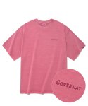 커버낫(COVERNAT) 피그먼트 스몰 어센틱 로고 티셔츠 라이트 핑크