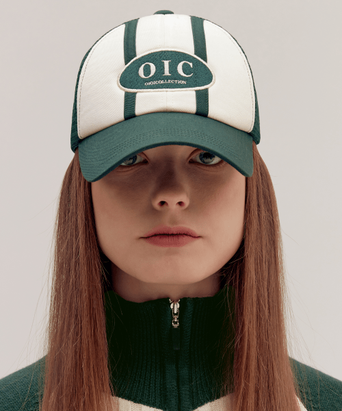 오아이오아이 컬렉션(OIOI COLLECTION) OIC LINE MESH BALL CAP [GREEN] - 사이즈 & 후기 | 무신사