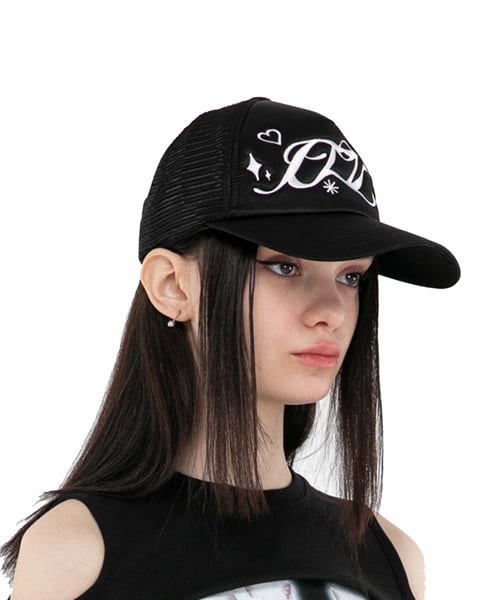キャップ ITZAVIBE [ICA22UCA19BK] IZV SATIN LOGO MESH CAP BLACK ICA22UCA19BK] IZV SATIN LOGO MESH CAP BLACK - 감도 깊은 취향