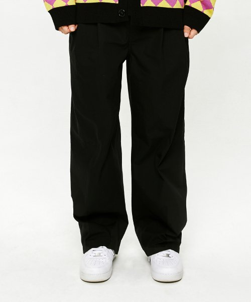 Широкие брюки 2TUCK Black