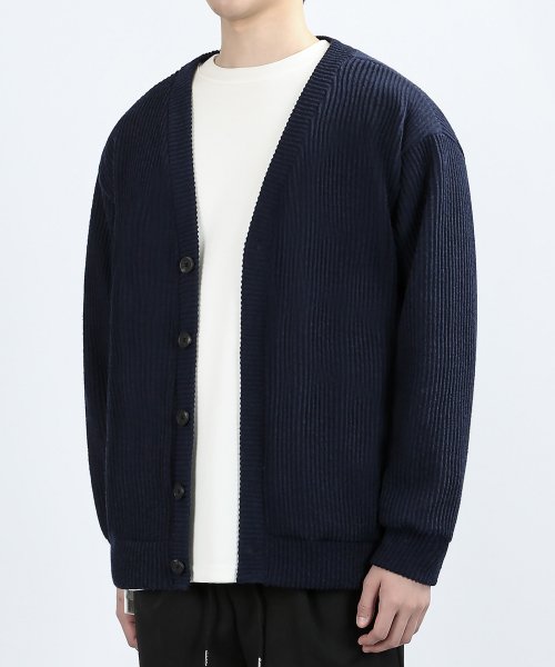 RAVINE TENSION CARDIGAN (NAVY)