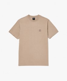 SIGNATURE BASIC BIG LOGO TEE-BEIGE