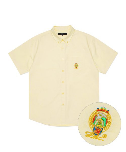 ★2022SS新作★LMC★OXFORD SHORT SLV SHIRT LMC LMC OXFORD SHORT SLV SHIRT white | International Store