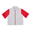아르스 콘택트(ARSCONTACT) Scout Shirts White/Red
