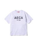 에이카화이트(AECA WHITE) AECA BIG LOGO TEE-WHITE/BLACK