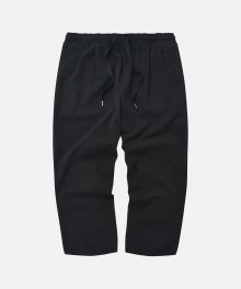 SOLAR TWILL TWO TUCK RELAXED PANTS _ BLACK
