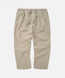 SOLAR TWILL TWO TUCK RELAXED PANTS _ LIGHT BEIGE