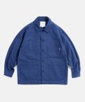 French Wide Work Jacket (Moleskin) French Blue