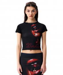 Sultry Face Tee Black