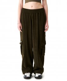 Terry Cargo Sweatpants Khaki