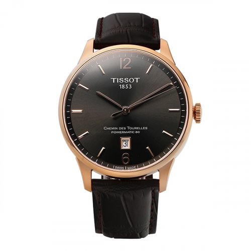 티쏘(TISSOT) 티쏘 T099.407.36.447.00 (T0994073644700) 슈망 데 뚜렐 남성 가죽시계 - 808,900  | 무신사 스토어