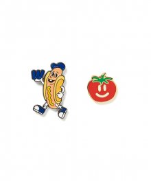 HOTDOG PIN (SILVER)