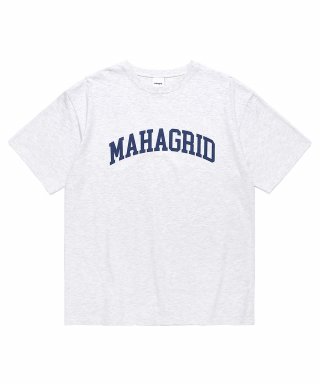 마하그리드(MAHAGRID) VARSITY LOGO TEE LIGHT GREY(MG2CMMT501A) 상품 이미지