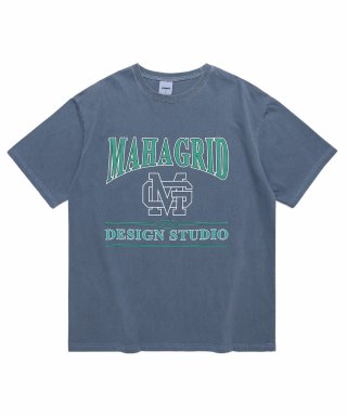 마하그리드(MAHAGRID) UNIVERSITY PIGMENT TEE NAVY(MG2CMMT531A) 상품 이미지