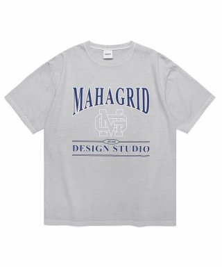 마하그리드(MAHAGRID) UNIVERSITY PIGMENT TEE LIGHT GREY(MG2CMMT531A) 상품 이미지