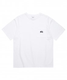 MGD COLLEGE POCKET TEE WHITE(MG2CMMT533A)