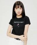 유스크루(YOUTHKREW) YK 세리 티셔츠-블랙