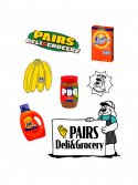 페얼스 델리 앤 그로서리(PAIRS DELI&GROCERY) PDG Sticker Pack Multi Color