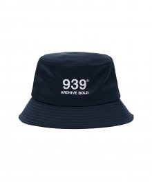 939 LOGO BUCKET HAT (NAVY)