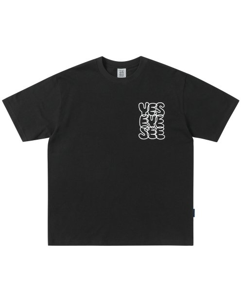 예스아이씨(YESEYESEE) C-Logo Tee Black