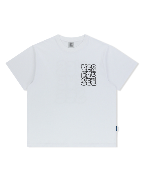 ★YESEYESEE★ CLogo LS White 예스아이씨(YESEYESEE) C-Logo Tee White - 사이즈 & 후기 | 무신사