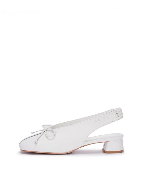 Slingback store shoes white