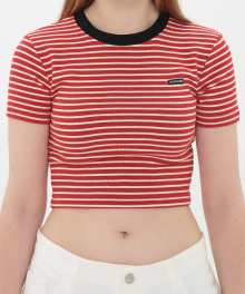 (W) AGUAMENTI CROP T - RED