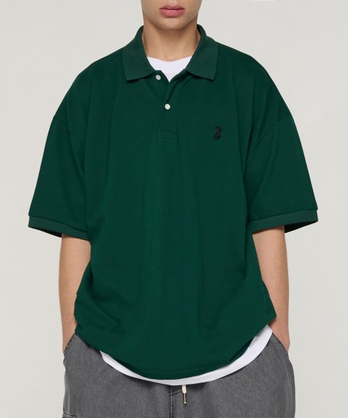 Футболка-поло Giant Fit (Green)