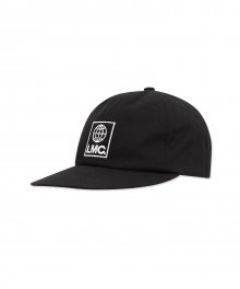 LMC GLOBE BOX 6PANEL SNAPBACK CAP black