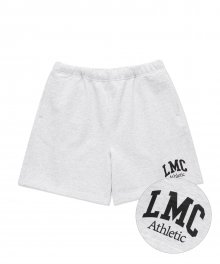 LMC ATHLETIC SWEAT SHORTS light heather gray