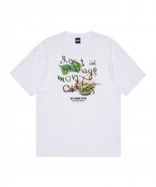 LMC COTTON FLOWER ORGANIC TEE white