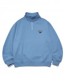 SMALL 2 TONE ARCH HALF ZIP UP BABY BLUE