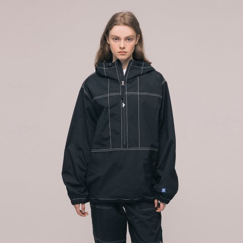 Унисекс вуовен пуловер Campnic Black (BI1UHJK22BLK)