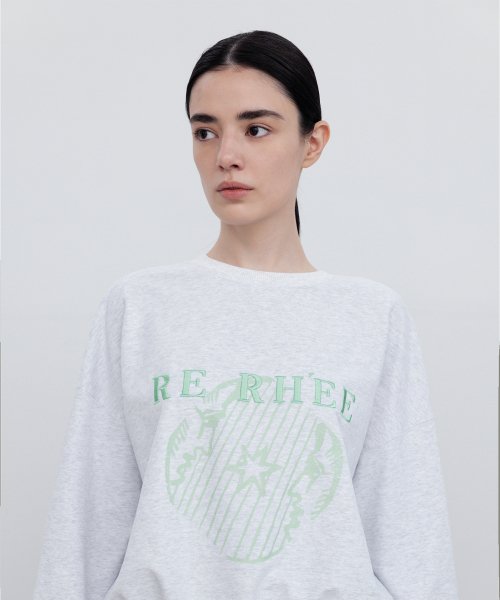 ROUND NECK LOGO SWEATSHIRT MG