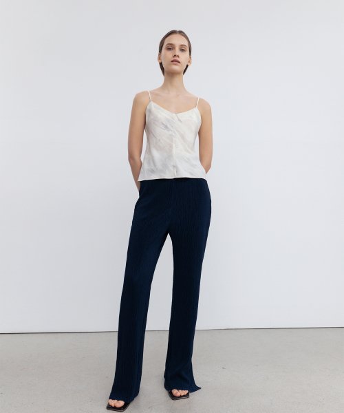 HIGH RISE PLEATED PANTS NA