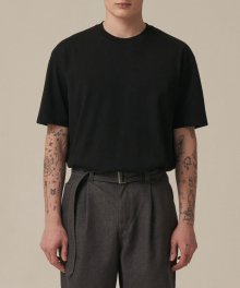 수피마 에센셜 티셔츠_BLACK