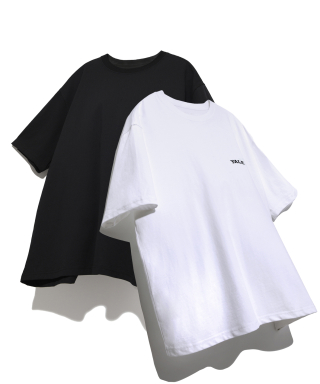 예일(YALE) [COOL COTTON] 2PACK SMALL ARCH TEE WHITE / BLACK 상품 이미지