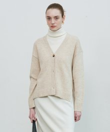 Cashmere wool cardigan (OATMEAL)