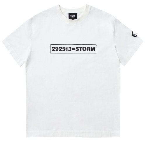 스톰런던(STORM LONDON) 292513=STORM 시그니처 반팔 티셔츠 - 화이트 - 사이즈 & 후기 | 무신사