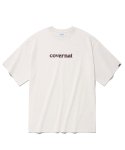 커버낫() 클립 로고 티셔츠 오트밀